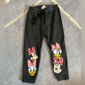 Zara Disney Black Minnie Mouse Leggings